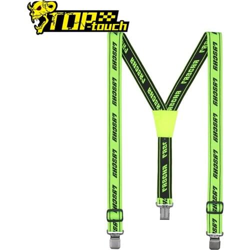 LYSCHY Motorcycle Pants Highly Elastic Suspender Adjustable Motorcycle Racing Suspenders Sutiable For Any Style Of Moto Pants