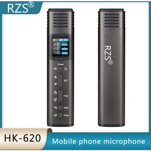 RZS Mobile phone microphone multifunction microphone Built-in sound card sound pick-up outfit Professional microphone