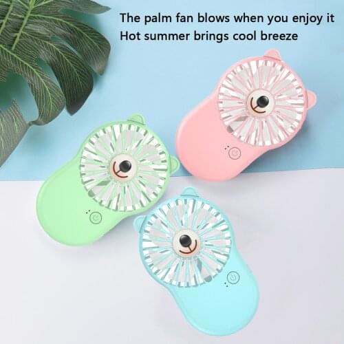 Mini Electric Handheld Fan Portable USB Rechargeable Fans Student Dormitory Home Summer Radiator Outdoor Travel Mini Air Cooler