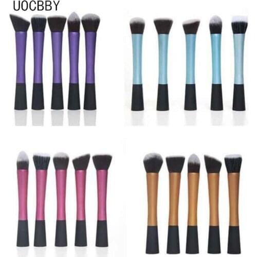 5pcs Makeup Brushes Set Pro Concealer Dense Powder Blush Facial Care Foundation Brush Cosmetic Make up Tools pincel maquiagem