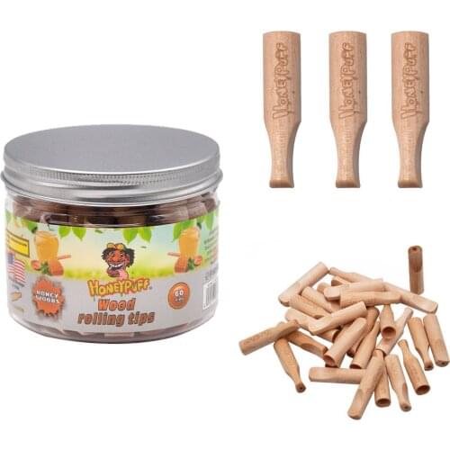 Mouthpiece Tips With Honey Flavor Smoking Wooden Mouth Filter Tip Cigarette Holder Tobacco Hand Pipe