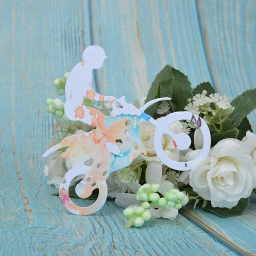 Motorcycle Acrobatics 2020 New Metal Cutting Dies Stencil for DIY Scrapbook Photo Album Paper Card Decor Craft Embossing Die Cut