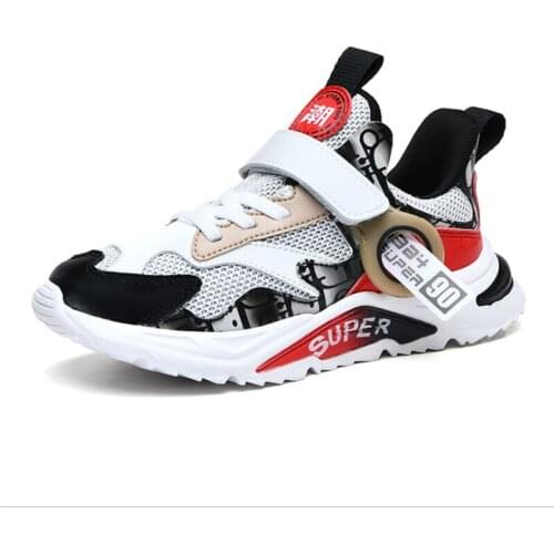 202 Spring and Autumn New Kids Shoes Boys Mesh Lightweight Sneakers Girls Boutique Breathable All-match Casual Running Shoes