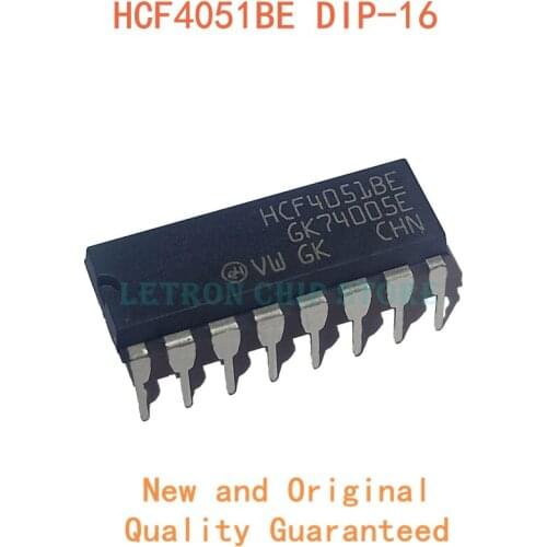5pcs HCF4051BE HCF4051 DIP-16 original and new IC