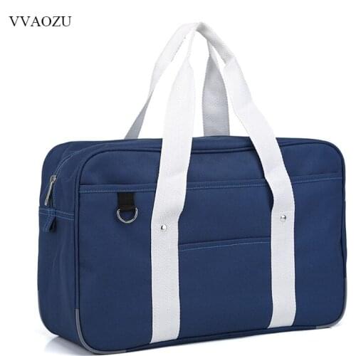 Portable JK Uniform Hand Bag Japanese Anime Student Shoulder Bag Oxford Handbag School Bookbag Travel Messenger Bags