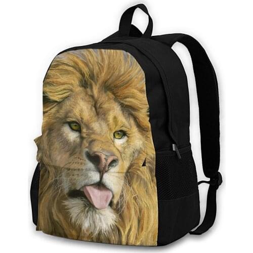 Lion Adult backpacks, leisure bags, backpacks, storage bags, men women backpacks
