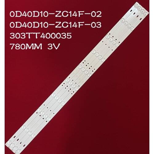 LED backlight strip for TCL L40F3302B 0D40D10-ZC14F-02 03 035-400-3528-D 303TT400036 OD40D10-ZC14F-02 03