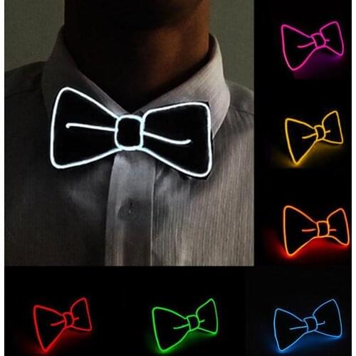 Led Bow Tie Available Blinking El Bowtie Led Bow Tie Supplies For Mens Gift Up Party Marriage Light L1F1