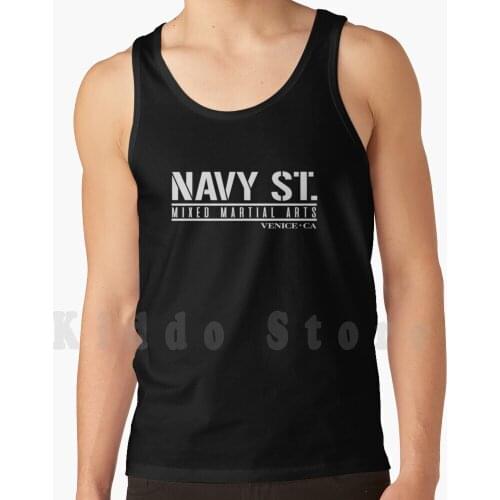 Navy Street White tank tops vest sleeveless Navy Street Navy St Kingdom Grillo Kulina