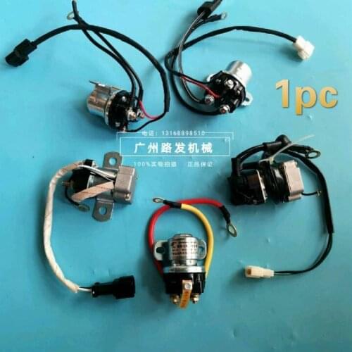 1pc Excavator accessories for Komatsu Carter Hitachi Hyundai Volvo Starter Motor Relay 24V 12V