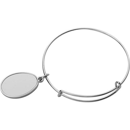 10pcs/lot Sublimation Metal Blank bracelet Push and Pull bangles DIY heat trasnfer printing Blank Sublimation ink products