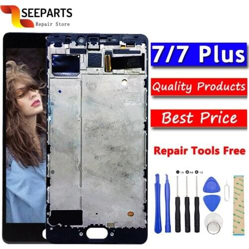 100% Tested For 5.2'' Meizu Pro 7 LCD Display Screen+ Touch Panel Replacement Digitizer With Frame Meizu Pro 7Plus 7 plus LCD