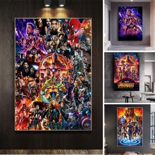 5D Diamond Painting Avengers Movie Infinity War Diamond Embroidery Mosaic Sale Picture Of Rhinestone Home Decor Gift