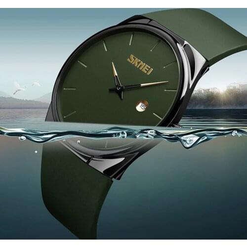 SKMEI Fashion Couple Quartz Watch Casual Ladies Men Watch 30M Waterproof Luxury Leather Strap Wristwatch relogio masculino 1509