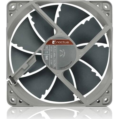 Noctua NF-P12 redux 120mm PWM 4Pin Computer Case Fan Silent 25.1dBA 12cm CPU cooling fans 12V Speed Adjust Cooler radiator fan