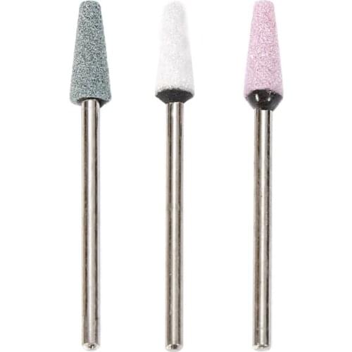 3/1Pcs Nail Art Drill Manicure Bits Pedicure Milling Cutter For Nail Files Cutter Nail Silicone Carbide Nail Polish 2.34mm TSLM2