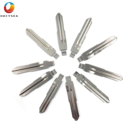 HKCYSEA 10 pcs/lot Metal Blank Uncut Flip KD Remote Key Blade Type #21 for Toyota