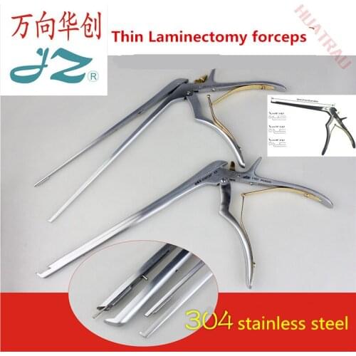 JZ Orthopedic instruments medical black ultra thin laminar bone biting forceps spinal and lumbar vertebrae gun bone scissors