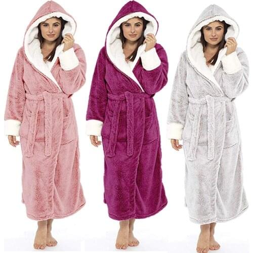 K-rich Women's Robes With A Hood