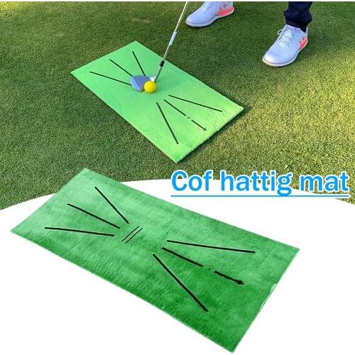 New Golf Swing Practice Mat Detection Stick In Door Golf Game Golf Practice Training Game Gift Home Office Outdoor Mat 30X60CM