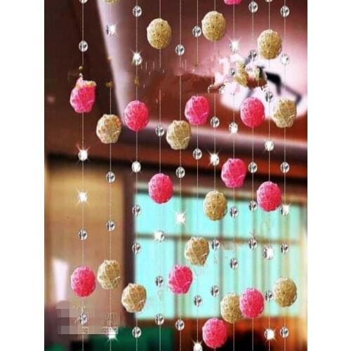 3 cm 1.2 inch Diameter Creative rattan ball for Christmas Wedding Decoration home Ornament craft supplies free shipping