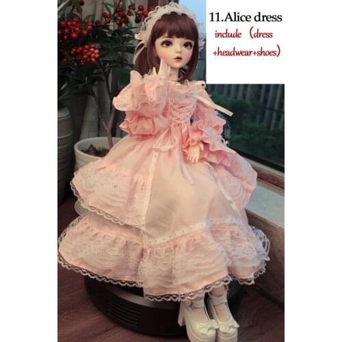 1/3 60cm bjd doll clothes lovely clothes girl gift Mini dress Handmade doll clothes toy/doll accessories