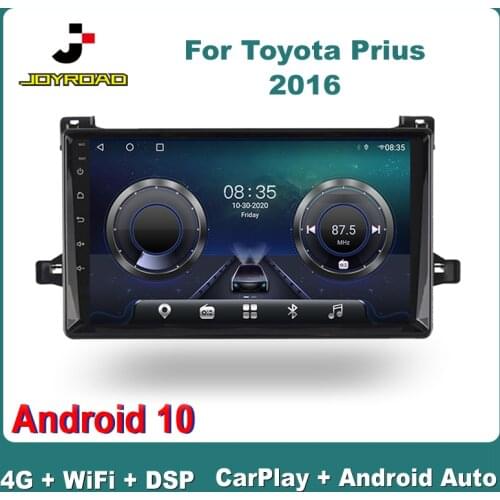 9" For Toyota Prius 2016 Android 10 Carplay Auto 4G Sim WiFi DSP RDS Car Radio Multimedia Video Player GPS 2din