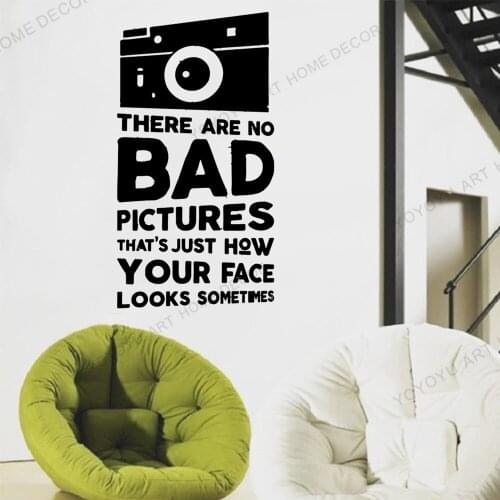 Movie&Studio wall Decal,Custom Photo Studio decor, Camera Photographer Wall Sticker, Office Bedroom Vinyl Wall Poster JC183