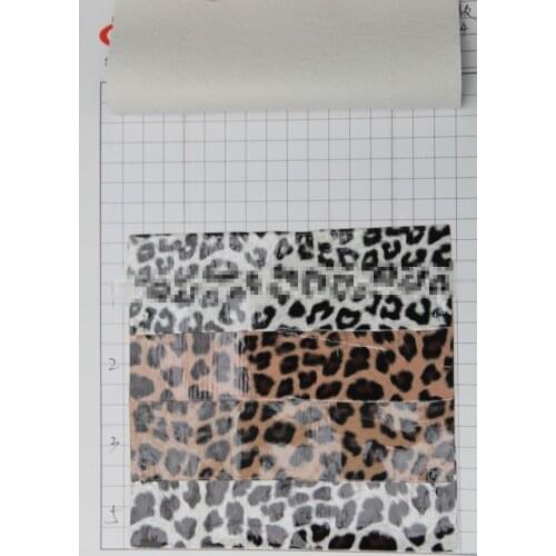 Factory wholesale high quality PVC leather for luggage bags, Leopard Leather, leopard print furniture/ leopard fabric