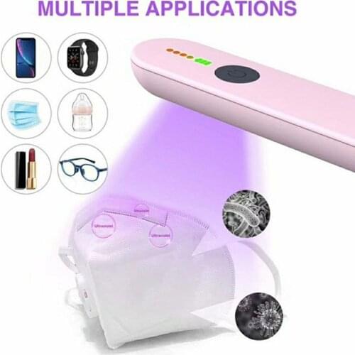 Disinfection UV Sterilizer Lamp Uv Light Sterilizer Portable Light Rechargeable Disinfection Bacteria Sanitizers
