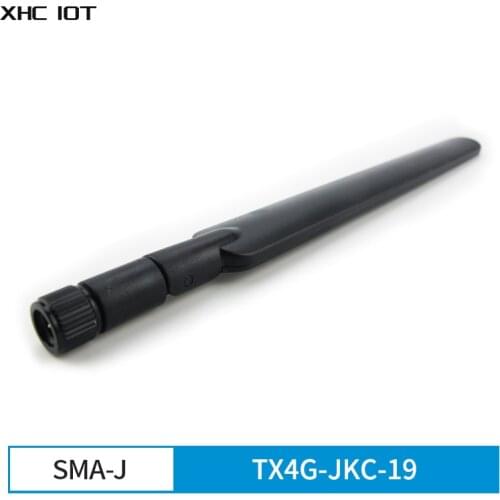 2pcs 4G LET Omnidirectional Antenna SMA-J Interface 5dBi High Gain 50ohmFlexible 19cm Length XHCIOT TX4G-JKC-19