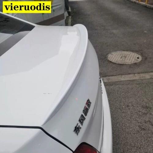 High Quality ABS Plastic Material Rear Trunk Boot Wing Spoiler For Peugeot 301 Spoiler 2013 2014 2015 Car Styling