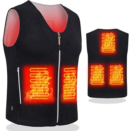 Women Winter Warm Jacket Heated Vest USB Heated Vest Electric Heating Jacket Body Warmer Heating Pad for Women Heating Vest