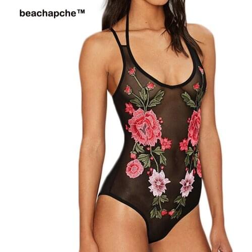 Women Elegant Bodycon Jumpsuit 2019 New Summer Style Rompers Digital printing Vintage One Piece Sexy Club Bandage Jumpsuits