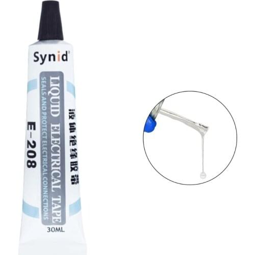 Liquid Insulation Electrical Tape 30/125ml Tube Paste Waterproof Black/White