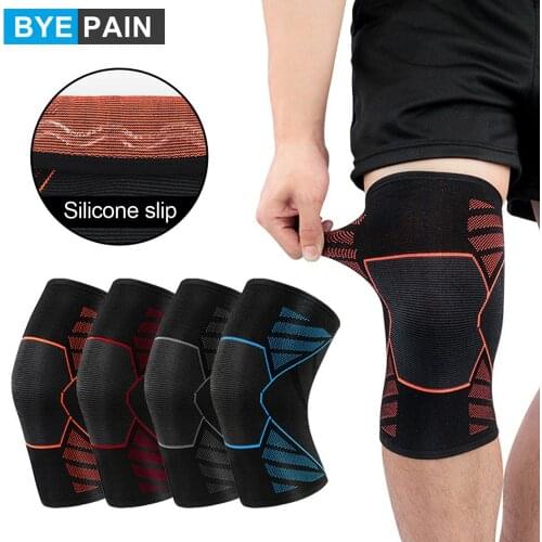 1Pcs Knee Compression Sleeve, Knee Brace for Men Women, Knee Support for Running, Basketball, Weightlifting, Gym, Workout, Sport