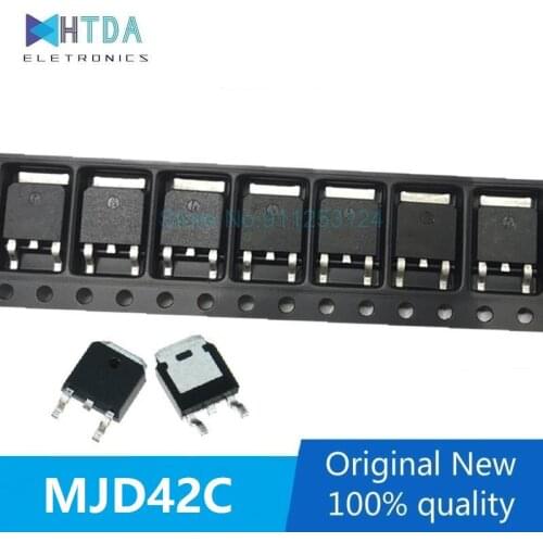 10pcs/lot TIP42C TO252 SOT252 J42CG MJD42CT4G MJD42C In Stock