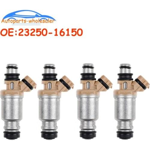 4 PCS New 23250-16150 2325016150 23209-16150 2320916150 For Toyota Corolla AE110 4AFE 5AFE Fuel injector Nozzle Car accessories