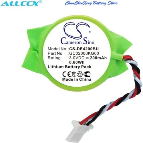 Cameron Sino 200mAh Battery GC02000KG00 for DELL Latitude E4200, Latitude E4300