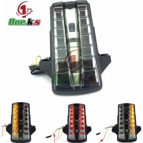 Motorcycle accessories For SUZUKI SV650/1000 2003-2008 LED rear Tail Light integrated turn signal function Brake light