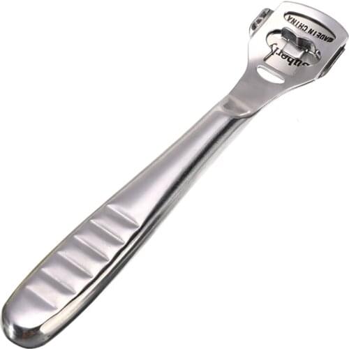 Stainless Steel Foot File Shaver Corn Cuticle Cutter Remover Foot Rasp Razor Pedicure Foot Callus With Blade Foot Care Tool