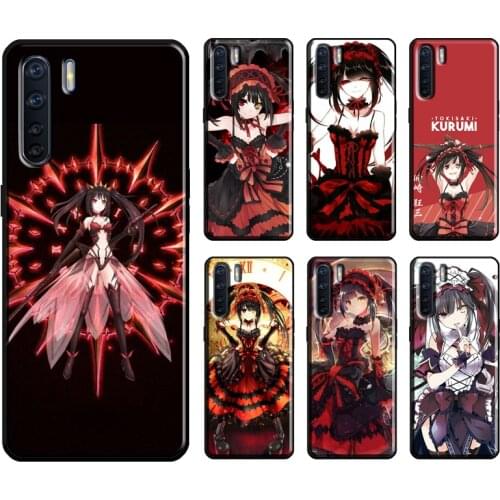 Kurumi Tokisaki Date A Live For OPPO A52 A72 Find X3 Pro Reno 4 2 Z A3S A5S A15 A31 A53 A9 A5 2020 F5 F7 Phone Cover