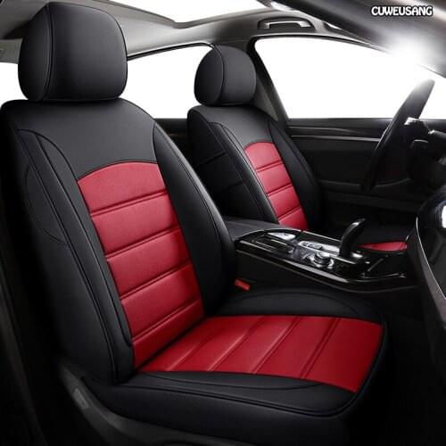 CUWEUSANG Custom Leather car seat cover For Citroen c-Elysee C-Triomph C2 C3-XR C4 C5 C6 C4-Aircross C4 PICASSO DS5 DS6 DS 5LS