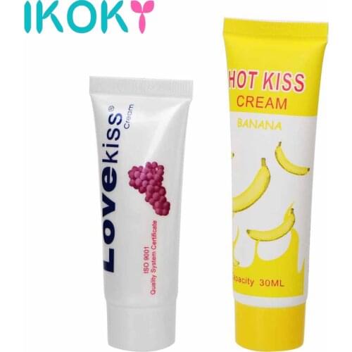 IKOKY Sex Toys for Women Sex Oil Lubricant Erotic Banana Grape Flavor Vagina Anal Sex Gel Sex Products