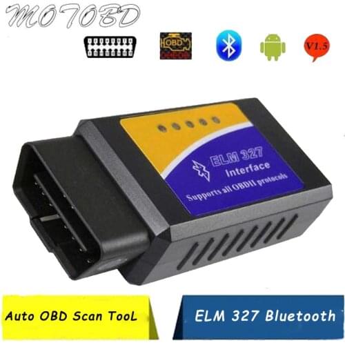 Obd TooL 100% Real V1.5 Hardware Supports More Cars Than V2.1 ELM327 V1.5 Works Android/Symbian ELM 327 Bluetooth Android
