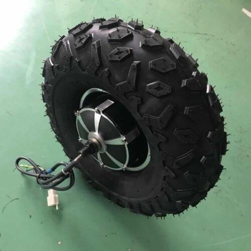 14.5 inch 24v 36v 48v 350w 500w Low speed High Torque Geared Hub Motor Engine Wheel 14.5" For Electric Golf Buggy Wheelbarrow