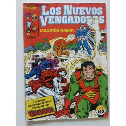 MARVEL, The New Avengers No. 13, ED. FORUM, year 1988, author AL MILGROM, comic BOOK Spanish, TEBEO