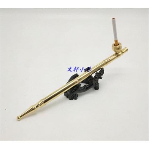 Multi-function brass pipe for cigarette pot with circulating filter dry tobacco bag