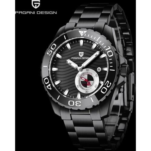Pagani Design Top Brand Men Automatic Mechanical Watch Stainless Steel Waterproof Men Business Sports Watches Relogio Masculino