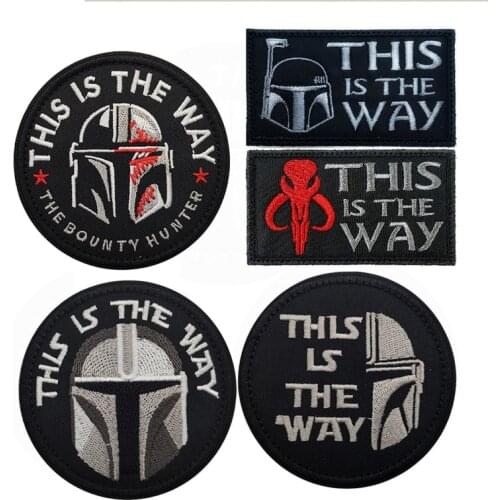 Disney Star Wars patch Mandalorian Embroidery cloth stickers patches For Clothing Iron On Patches DIY Garment Decoration Clothes